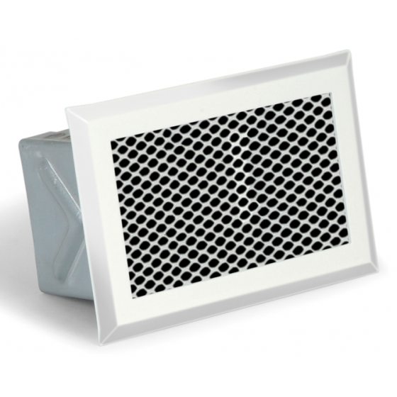 Grille d'air chaud blanc Joncoux décompression faux plafond 90 x 60 - 094003