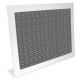 Grille d'air chaud blanc Joncoux décompression de la hotte 330 x 250 - 094008