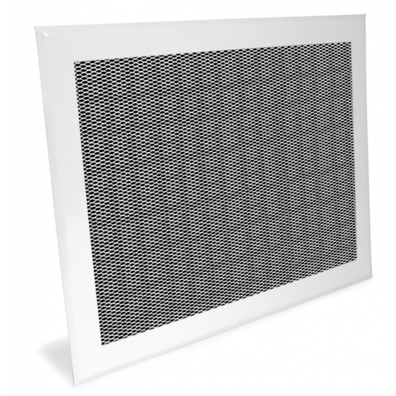 Grille d'air chaud blanc Joncoux décompression de la hotte 330 x 250 - 094008