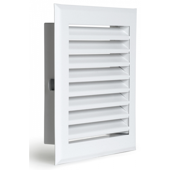 Grille d'air chaud blanc Joncoux décompression de la hotte 200 x 200 - 094036