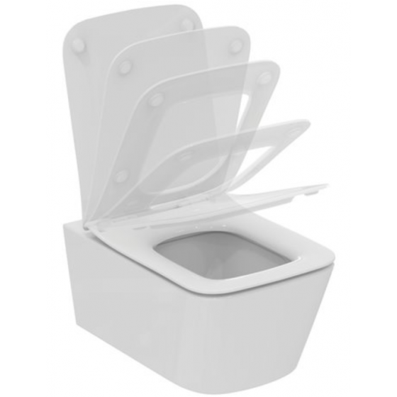 Pack WCcuvette suspendue Ideal Standard Blend Cube AquaBlade et abattant -T535001