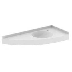 Lavabo-plan d'angle Matura Porcher 108 x 50 cm