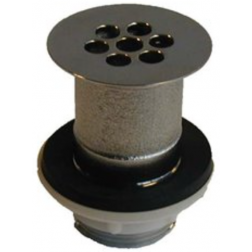 Bonde à grille laiton 80 mm sans trop plein pour lavabo Porcher - D5852AA