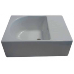 Évier de prison compact sans bord saillant Porcher 56 x 40