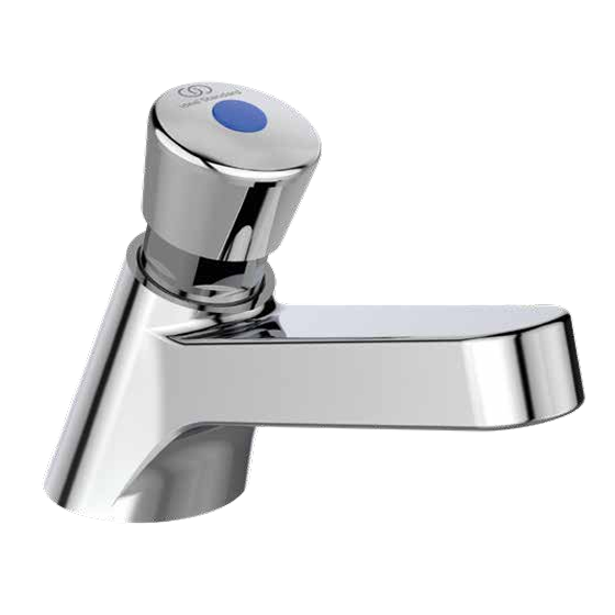 Robinet lavabo temporisé sur plage Porcher Alpha Tempo - A1328AA