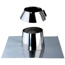 Solin toit plat avec embase plomb et collet pour DP Tubest