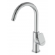 Mitigeur de lavabo col de cygne Ophira Porcher 301 mm avec bonde - D2671AA