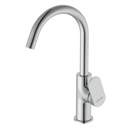 Mitigeur de lavabo col de cygne Ophira Porcher 301 mm avec bonde - D2671AA