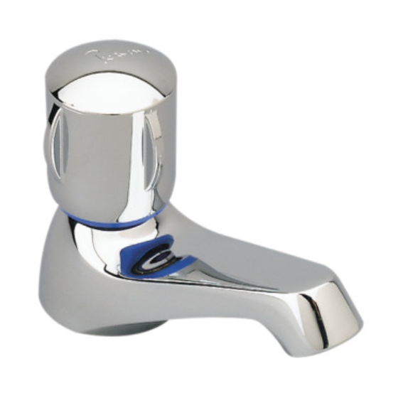 Robinet simple de lavabo Porcher eau chaude ou eau froide - D1625AA