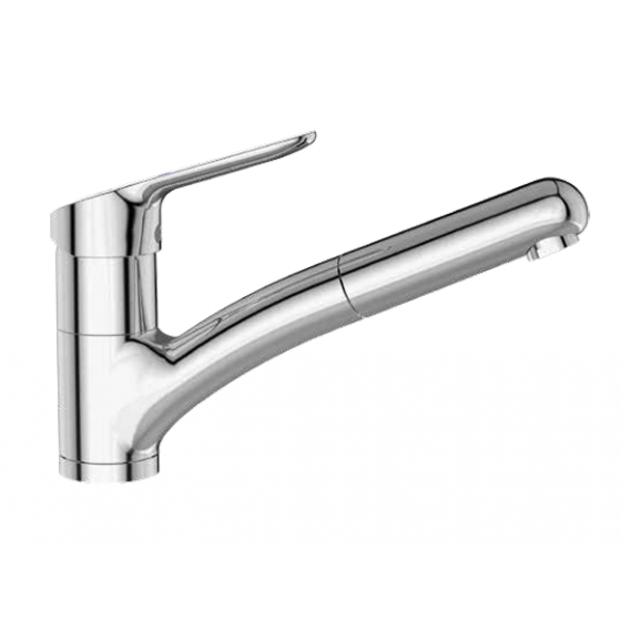 Mitigeur d'évier de cuisine Okyris Porcher à douchette extractible - D0596AA