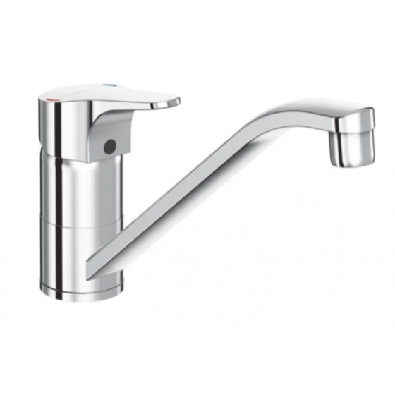 Mitigeur d'évier de cuisine Ulysse Porcher orientable à bec bas - D0798AA