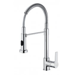 Mitigeur évier Paini France LE MANS SPLIT chrome avec douchette - 90CR557