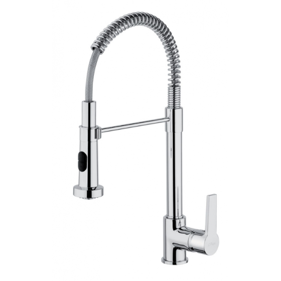 Mitigeur évier Paini France LE MANS SPLIT chrome avec douchette - 90CR557