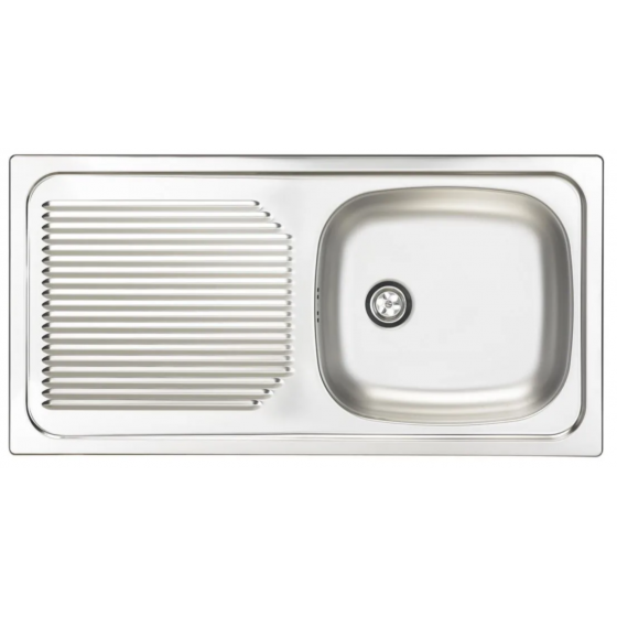 Évier de cuisine Moderna à encastrer inox Eco 1 cuve 86 x 43.5 x 15 - EEAM086A00