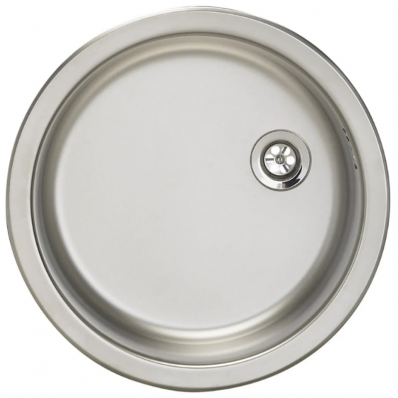 Évier de cuisine Moderna à encastrer inox Eco rond Ø 45 x 15 - EEDM045A00