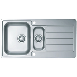 Évier de cuisine Moderna à encastrer inox Line Plus 1.5 cuves 98 x 50 x 16