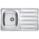 Évier de cuisine Moderna à poser en inox Zoom 1 cuve