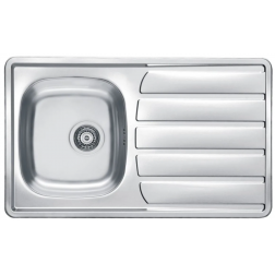 Évier de cuisine Moderna à poser en inox Zoom 1 cuve