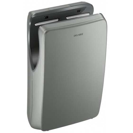 Sèche-mains à air pulsé Delabie Speedjet 2 anthracite avec filtre hepa - 510624C