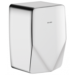 Sèche-mains à air pulsé Delabie Highflow compact poli brillant - 510625P