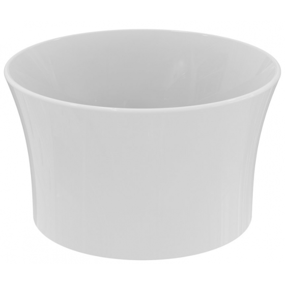 Vasque ronde Ideal Standard blanc en grès à poser ou à fixer 34 x 34 - E271701