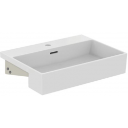 Vasque Ideal Standard Extra blanc en grès semi-encastrée 50 x 42 - T373501