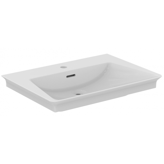 Lavebo-plan Ideal Standard blanc 1 trou en grès à poser ou à fixer