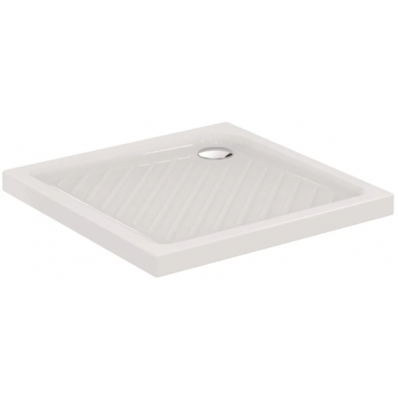 Receveur de douche carré Porcher Ulysse Plus en grès à poser