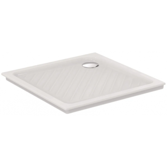 Receveur de douche carré Porcher Ulysse Plus en grès à encastrer