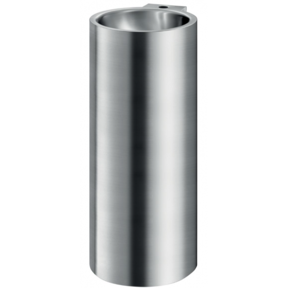 Lavabo colonne en inox Delabie Redo-T avec trou - 121720