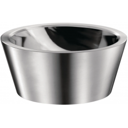 Vasque à poser Delabie en inox Algui Ø 375 mm double finition - 120112