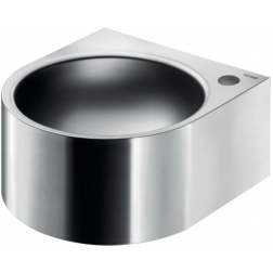 Lave-mains Delabie en inox WC Facil avec trou Ø 35 à droite - 121800