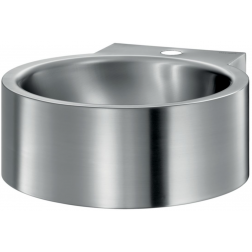 Lave-mains Delabie en inox WC Redo avec trou Ø 35 central - 121710