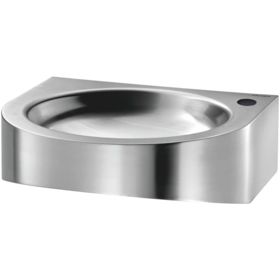Lave-mains Delabie PMR XS en inox avec trou Ø 35 à droite - 123400