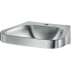 Lavabo suspendu Delabie Fraju en inox avec trou Ø 35 central - 121430