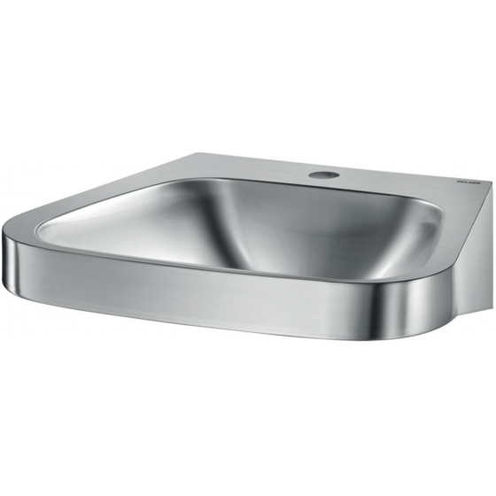 Lavabo suspendu Delabie Fraju en inox avec trou Ø 35 central - 121430