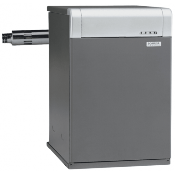 Chaudière fioul Domusa fonte Jaka HFDXV sortie ventouse