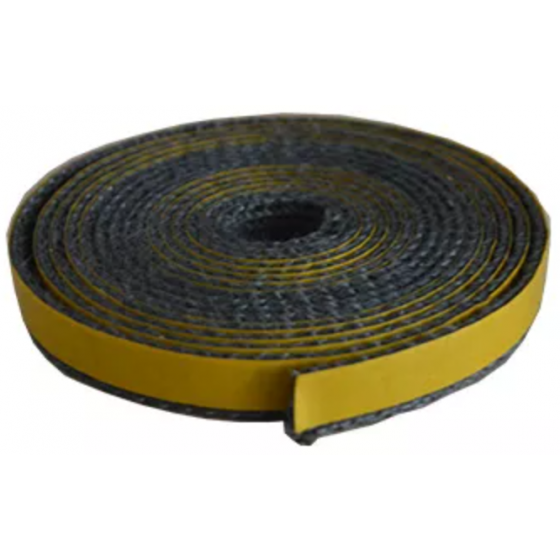 Joint de vitre 12 x 2 mm pour poêle Ecoforest Monaco - 3 mètres - 38910/3