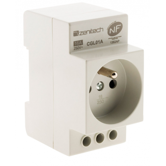 Prise Zenitech modulaire 16 A - 230 v - 150986