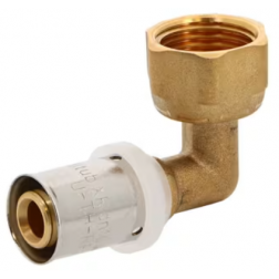 Coude à écrou tournant multicouche à sertir PB Tub