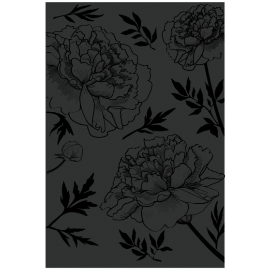 Plaque protection murale Pivoines 81 x 120 cm Dixneuf - 027.10826.82N3