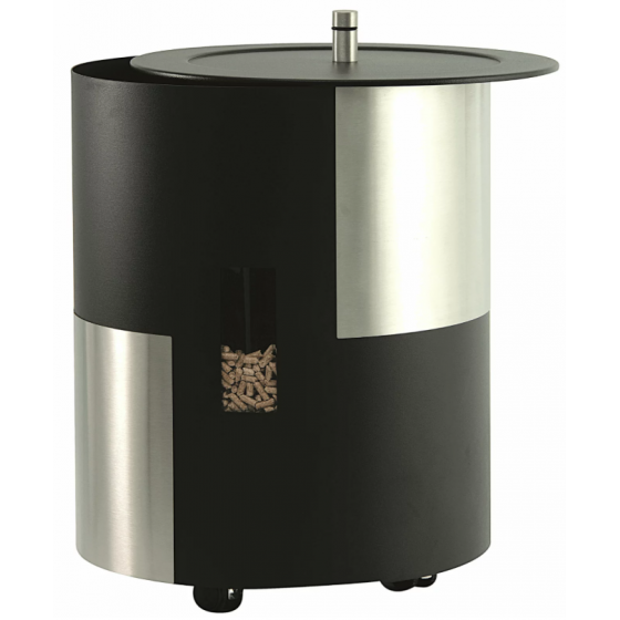 Coffre à granules Dana Tubest sur roulette Ø 39 x 53,5 cm - 5650153G