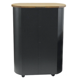 Coffre à granules Polis Tubest sur roulette 65 x 35 x 85 cm - 5650504GL