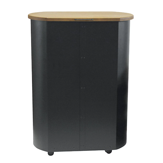 Coffre à granules Polis Tubest sur roulette 65 x 35 x 85 cm - 5650504GL