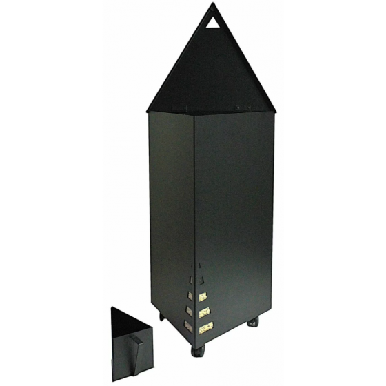 Coffre à granules Mira sur roulette Tubest 39 x 34 x 65 cm