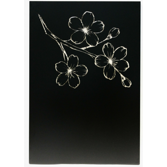Plaque protection murale Sabik fleur de cerisier Tubest 81,3 x 120,4 cm- 560107
