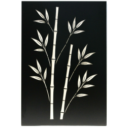 Plaque protection murale Enif déco bambou Tubest 81,3 x 120,4 cm- 560108