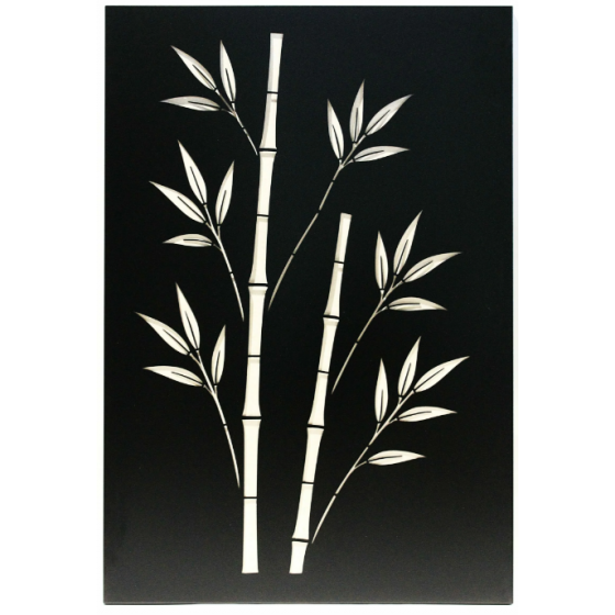 Plaque protection murale Enif déco bambou Tubest 81,3 x 120,4 cm- 560108