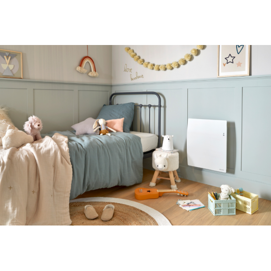 Radiateur électrique intelligent blanc Atlantic Agilia horizontal