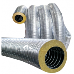 Flexible isolé pour tubage cheminée à la coupe